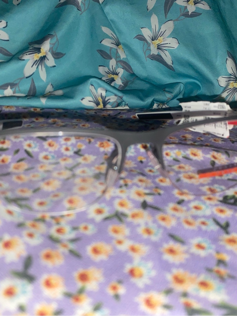 Prada Silver Semi-Rimless Women's Eyeglasses